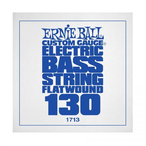 Ernie Ball corda singola 1713 Steel Flatwound Bass .130