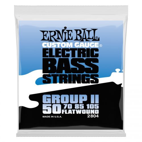 Ernie Ball muta di corde 2804 Flatwound Group II 50-105