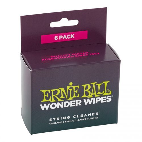 Ernie Ball Wonder Wipes String Cleaner Confezione da 6