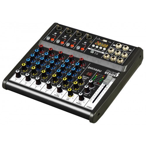 ITALIAN STAGE MIXER 6 CANALI CON EFFETTI