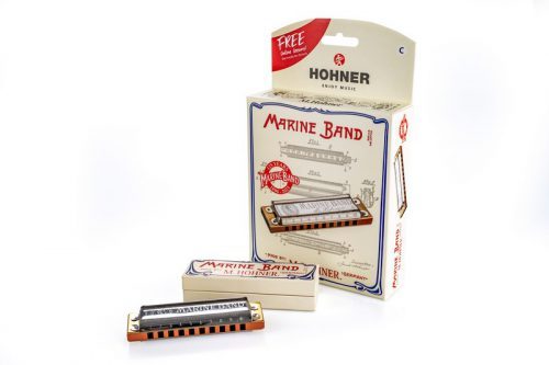 HOHNER MARINE BAND 125TH ANNIVERSARY C BOX - ARMONICA A BOCCA IN DO