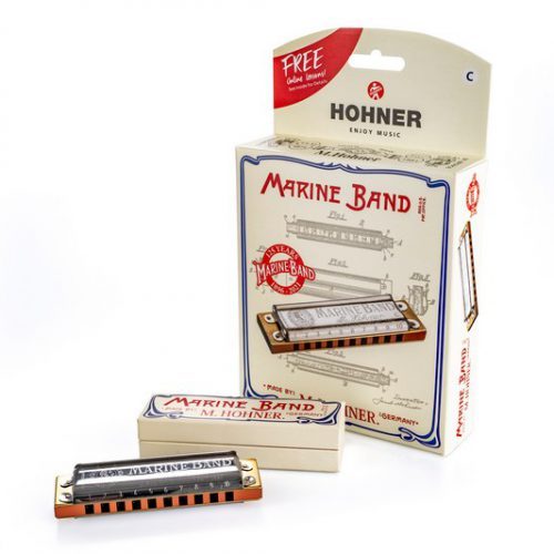 HOHNER MARINE BAND 125TH ANNIVERSARY C BOX - ARMONICA A BOCCA IN DO