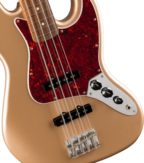 Fender Vintera '60s Jazz Bass, Pau Ferro Fingerboard, Firemist Gold