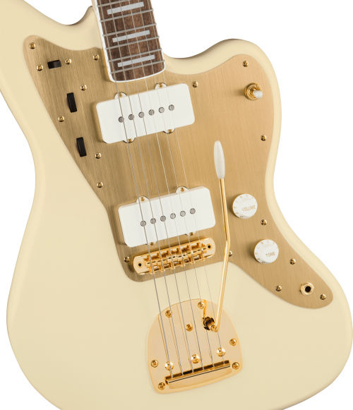 SQUIER 40th Anniversary Jazzmaster®, Gold Edition, Laurel Fingerboard, Gold A