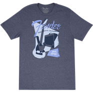Fender Vintage Geo 1946 T-Shirt, Blue, XL