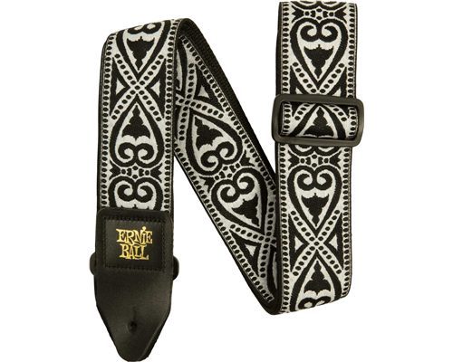 ERNIE BALL - 5345 BLACK HEART JACQUARD STRAP