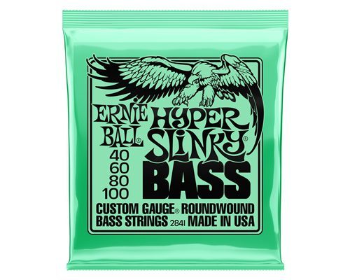 Ernie Ball muta di corde 2841 Nickel Wound Hyper Slinky Bass 40 100