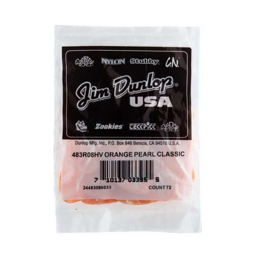 Dunlop 483R#08 Orange Perloid - Heavy