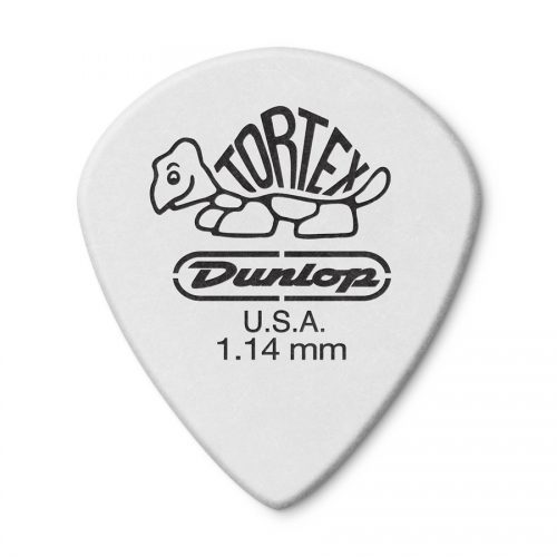 Dunlop 478R1.14 TORTEX WHITE JAZZ III, 1.14MM